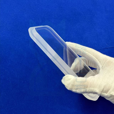 Doorzichtige op maat gemaakte kwartsstappenplaat 0,5 mm dik