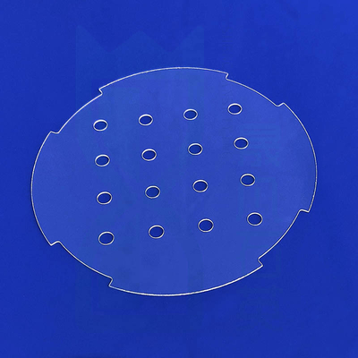 99.99% hoog zuiverheid kwartsplaat lasergroef gesmolten silicium kwartsglas venster kwarts glasplaat
