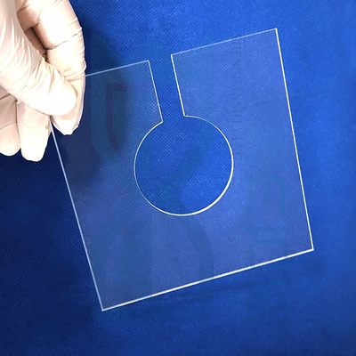 Op maat gemaakte doorzichtige UV-gesmolten silicaplaat voor UV-LED-lamp