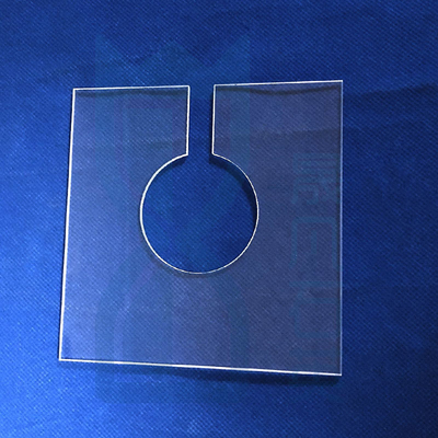 Op maat gemaakte doorzichtige UV-gesmolten silicaplaat voor UV-LED-lamp