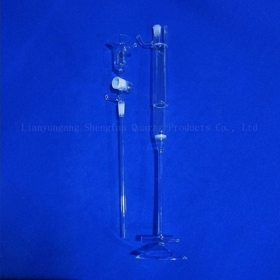 Fabriek Op maat gemaakt kwartsinstrument Laboratorium kwartsglasbuis Hoogtemperatuurbestendige