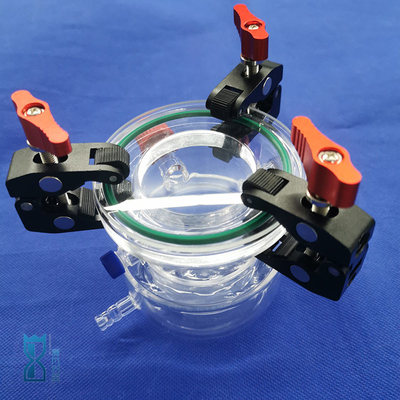 Laboratorium kwartsreactor Korrosiebestendigheid bij hoge temperatuur 50 ml 100 ml 150 ml