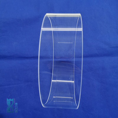 Fabriek op maat hoge temperatuur bestand kwartsglas buis kwartsglas ring