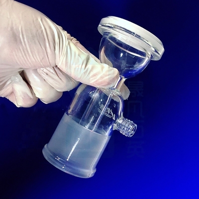 Laboratorium speciaal hoge temperatuur corrosiebestendig kwartsinstrument kwartscontainer