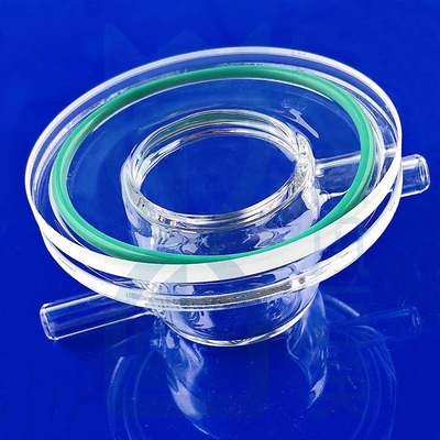 Op maat gemaakte vloeistofmeting met hoge temperatuur 50 ml-1000 ml kwartsreactor
