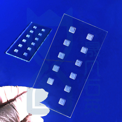Aangepaste kwartsglazen plaat 0,5-100 mm voor optische toepassingen in de halfgeleiderindustrie