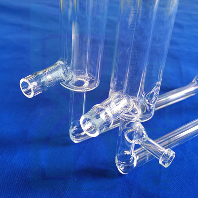 Hoge temperatuur bestand gesmolten kwartsglasbuis laboratorium toegewijd transparant kwartsglasbuis