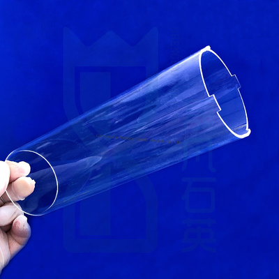 1100C Spanningspunt Kwartsglasbuis voor optische toepassingen in de industriële productie