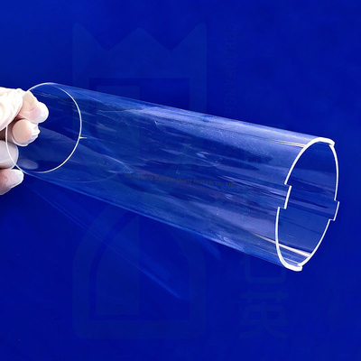1100C Spanningspunt Kwartsglasbuis voor optische toepassingen in de industriële productie