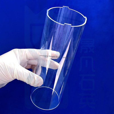 1100C Spanningspunt Kwartsglasbuis voor optische toepassingen in de industriële productie