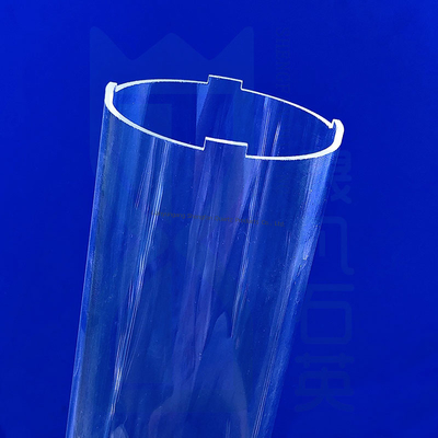 1100C Spanningspunt Kwartsglasbuis voor optische toepassingen in de industriële productie