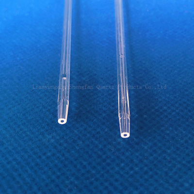 Fabrieksopdracht Hoogtemperatuurweerstand 1mm-10mm Kleine diameter capillaire kwartsglasbuis