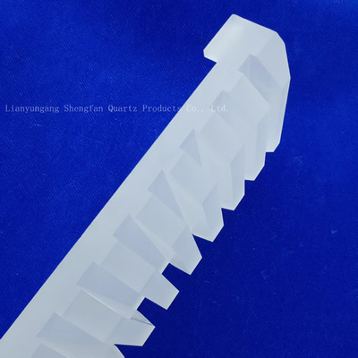 Grote grootte Quartz Isolatie blok Groove Reiniging Ark Factory Custom Corrosion Resistant High Performance