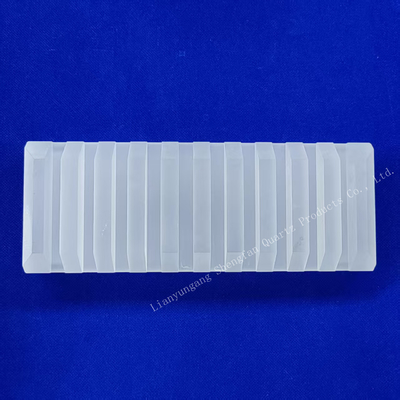 Grote grootte Quartz Isolatie blok Groove Reiniging Ark Factory Custom Corrosion Resistant High Performance