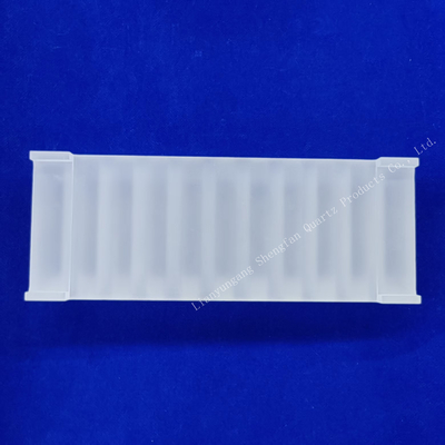 Grote grootte Quartz Isolatie blok Groove Reiniging Ark Factory Custom Corrosion Resistant High Performance