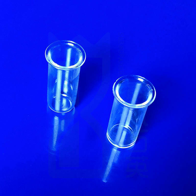 Hoogtemperatuur hoogzuiverheid siliciumkwarts glasbuis kwarts met flenstub Quartz flenstub
