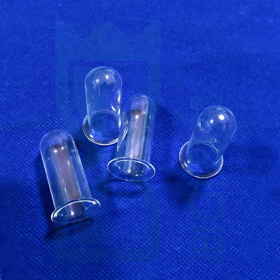 Hoogtemperatuur hoogzuiverheid siliciumkwarts glasbuis kwarts met flenstub Quartz flenstub