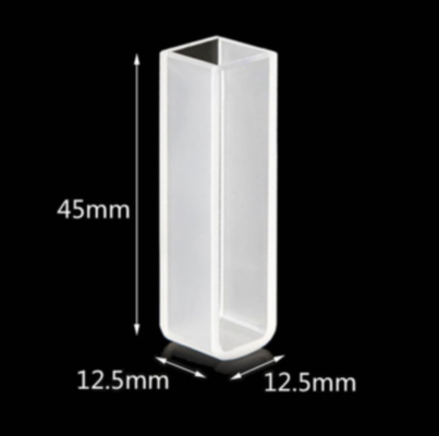Ultraviolet kwartskubbeltjes 5 ml/10 ml 100% bubbelvrij Compatibel met UV-Vis spectrophotometers