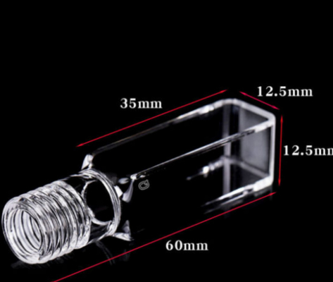 Ultraviolet kwartskubbeltjes 5 ml/10 ml 100% bubbelvrij Compatibel met UV-Vis spectrophotometers
