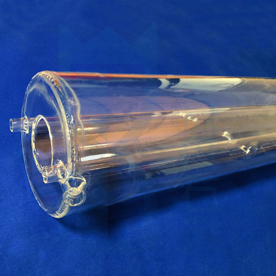 Hoge zuiverheid 99,99% Op maat gemaakte hoogtemperatuur corrosiebestendige experimentele instrumenten kwartsglasbuizen en kwartsreactoren