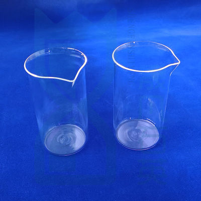 Fabrieksproducten van kwartsglasbekers en kwartsware Hoogtemperatuurbestendige Corrosiebestendige