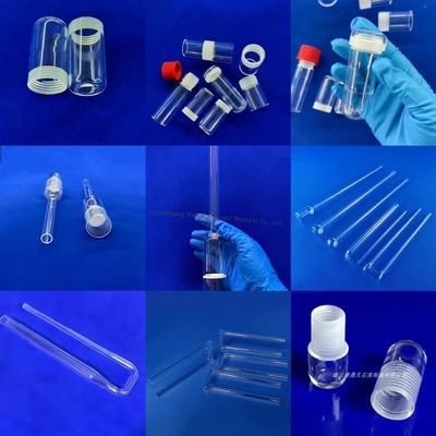 Op maat gemaakte 50 ml tot 5000 ml kwartsglasreactor Vacuüm kwartsfotochemische reactor