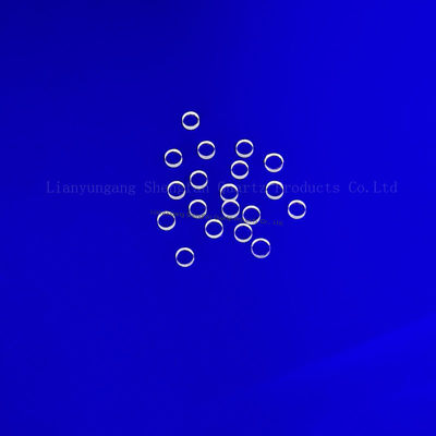 Laser snijden Kleine grootte Ultraviolette transparante gesmolten kwarts glasplaten Voor kamer ramen