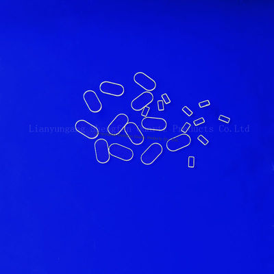 Laser snijden Kleine grootte Ultraviolette transparante gesmolten kwarts glasplaten Voor kamer ramen