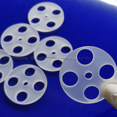 Hoge Zuiverheid SIO2 99,99% Hoge Temperatuurbestendigheid 1100℃ Kwartsglasplaat