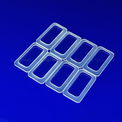 Aangepaste gesmolten kwarts schijf kwarts glazen plaat 92% lichtdoorlatendheid 2,2 g/cm3 dichtheid