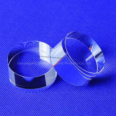 Gesmolten siliciumkwarts glas schijf Premium optische lens kwarts plaat