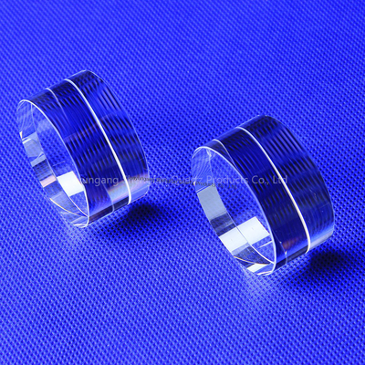 Gesmolten siliciumkwarts glas schijf Premium optische lens kwarts plaat