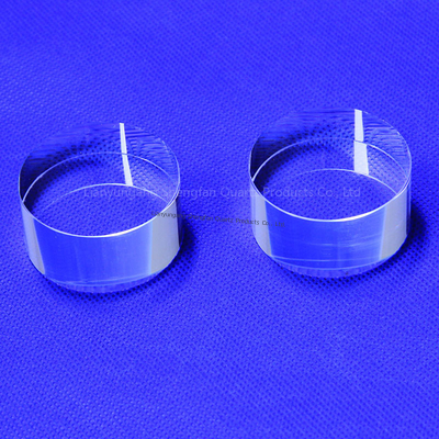 Gesmolten siliciumkwarts glas schijf Premium optische lens kwarts plaat