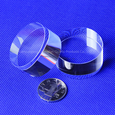 Gesmolten siliciumkwarts glas schijf Premium optische lens kwarts plaat