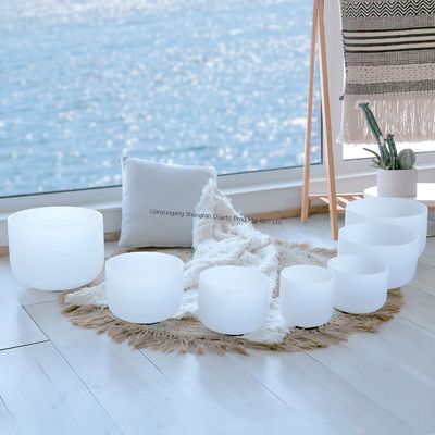 Kristallen Klankschaal Geluid Healing Yoga Meditatie Zingende Kom Perfecte Toevoeging Aan Praktijk