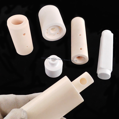 99% Alumina Ceramic Tube With Cutting Processing Service Density 3.9 G/cm3 Customized