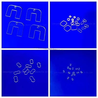 Op maat gemaakte optisch heldere kwartsglasplaat met ±0,02 mm tolerantie