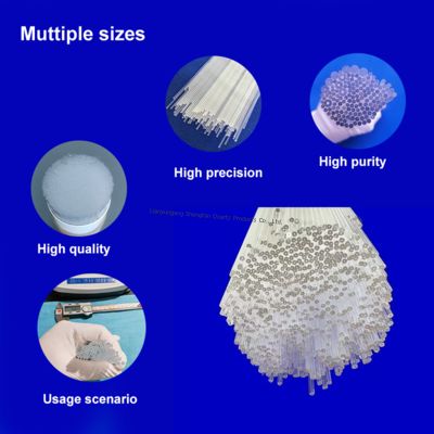 Hoge temperatuurbestendige corrosie Hoge zuiverheid SiO2 φ1mm-φ5mm kwartsglas capillaire