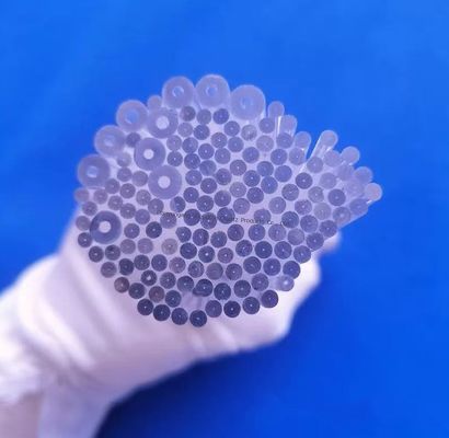Hoge temperatuurbestendige corrosie Hoge zuiverheid SiO2 φ1mm-φ5mm kwartsglas capillaire