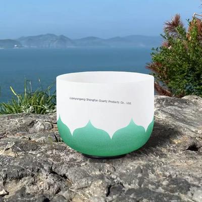 Pure Quartz Crystal Singing Bowl Set met Digitale Muziekschaal voor Chakra Healing en Meditatie