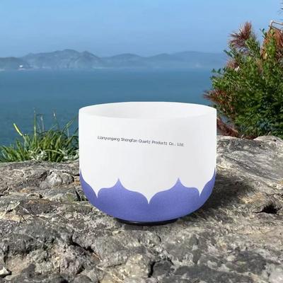 Pure Quartz Crystal Singing Bowl Set met Digitale Muziekschaal voor Chakra Healing en Meditatie