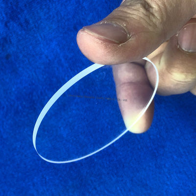 Ustoomiseerde UV-warmtebestendige gesmolten siliciumkwartsglas Ronde plaat Helder kwartsglassubstraat Doorzichtige kwartsplaat