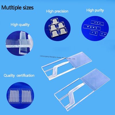 Hoge doorlaatbaarheid, op maat gemaakte grootte, hoogtemperatuurbestendige gesmolten siliciumkwartsglasplaat
