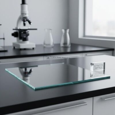 Optically Clear Quartz Glass Plate with Superior Hardness and Thermal Shock Resistance for Scientific Equipment