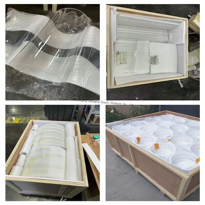 Hoogtemperatuurbestendige corrosiebestendige kwartsglasbuis met goede elektrische isolatie