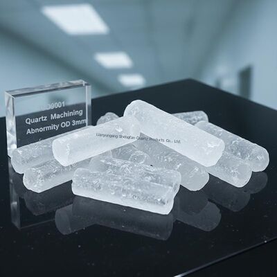 ISO9001-gecertificeerde 3 mm OD hoge temperatuurbestendige kwartsglasbuis met hoge lichtdoorlatendheid