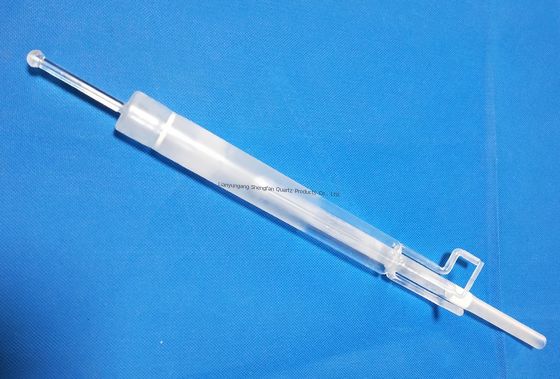 Gesmolten Silicakristal Kwartsglas Buis met 1100°C Werktemperatuur, 99,99% SiO2 Zuiverheid en Hoge Lichtdoorlatendheid