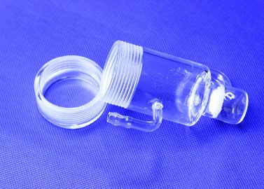 Flask Combustion Boat Science Lab Glassware Transparent Fused Quartz