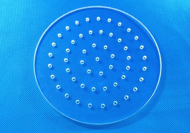 Het chemische Glas die van de Kwartsprecisie Blad Gesmolten Opgepoetste Platengrond machinaal bewerken