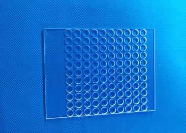 Het chemische Glas die van de Kwartsprecisie Blad Gesmolten Opgepoetste Platengrond machinaal bewerken